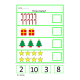 Christmas Count to 10 Clip Cards + Write & Wipe pages